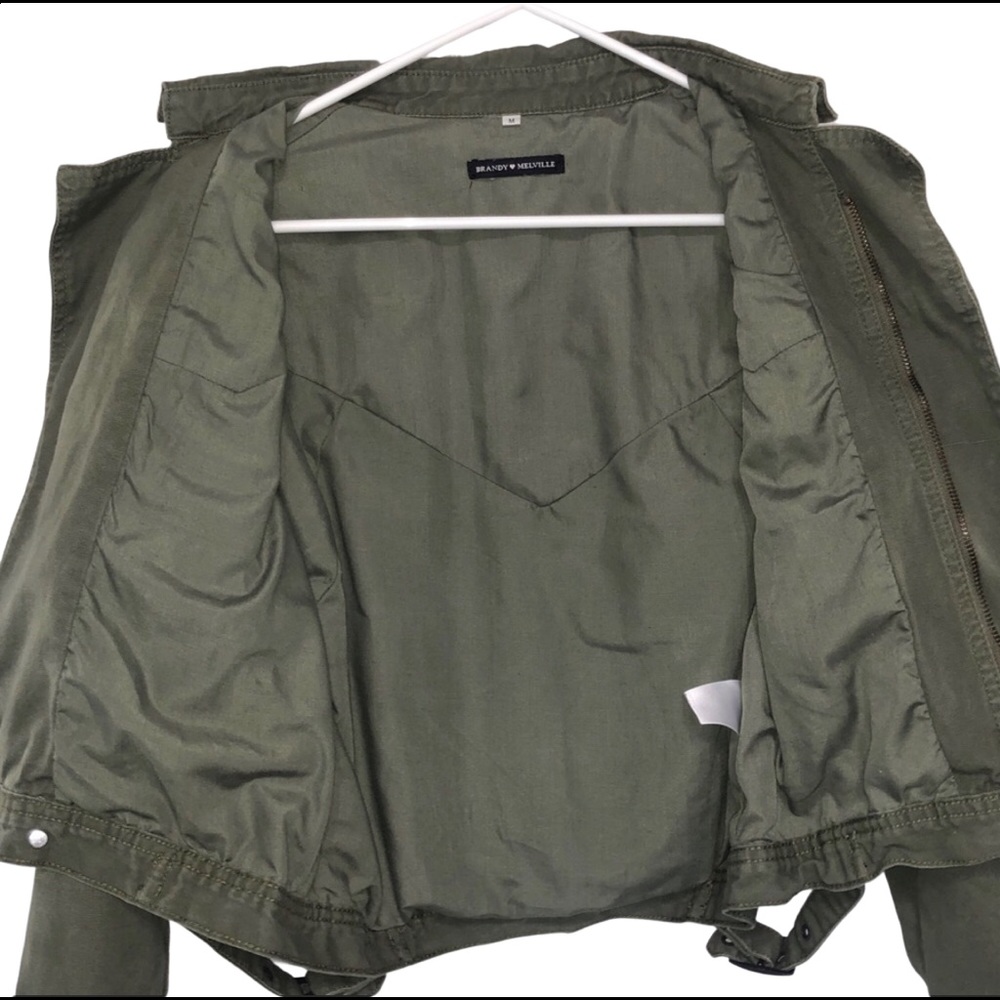 Brandy Melville | Army Green Jacket - Picture 4 of 7